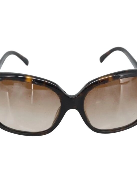 CHANEL Tortoise Pattern Sunglasses plastic Brown CC Auth 180941 main image 12